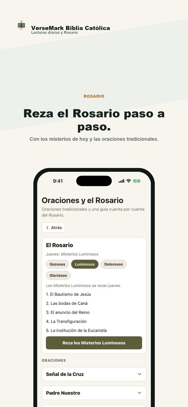 El Rosario en VerseMark Biblia Católica